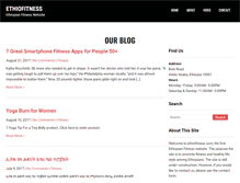 Tablet Screenshot of ethiofitness.com